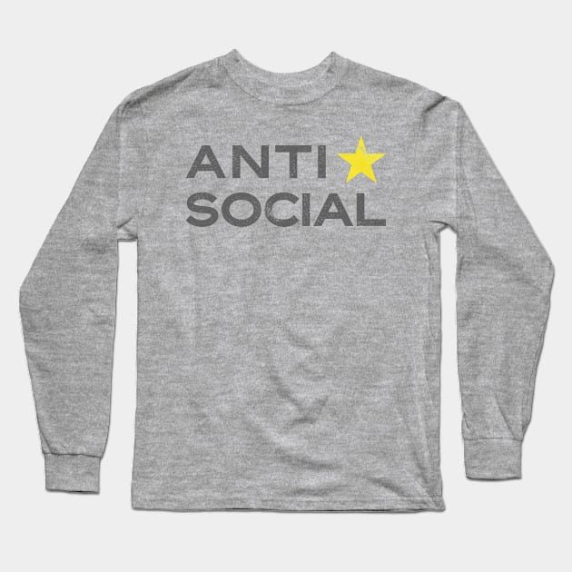 ANTI SOCIAL Long Sleeve T-Shirt by hamiltonarts